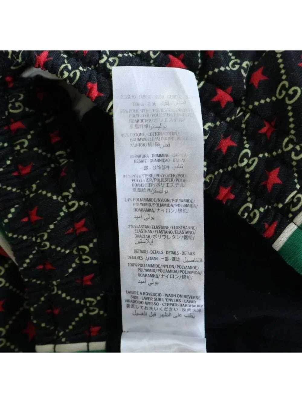 Gucci GG Star Jersey Track Pants Black